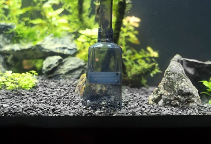 水槽砂利サイフォン